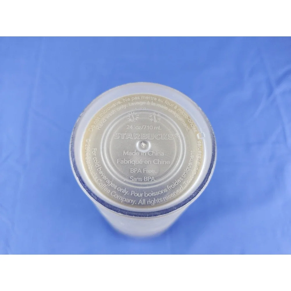 Starbucks Las Vegas Cold Cup You Are Here City‎ Series Gold Glitter Sparkle 24oz
